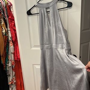 Express Silver Mini Dress